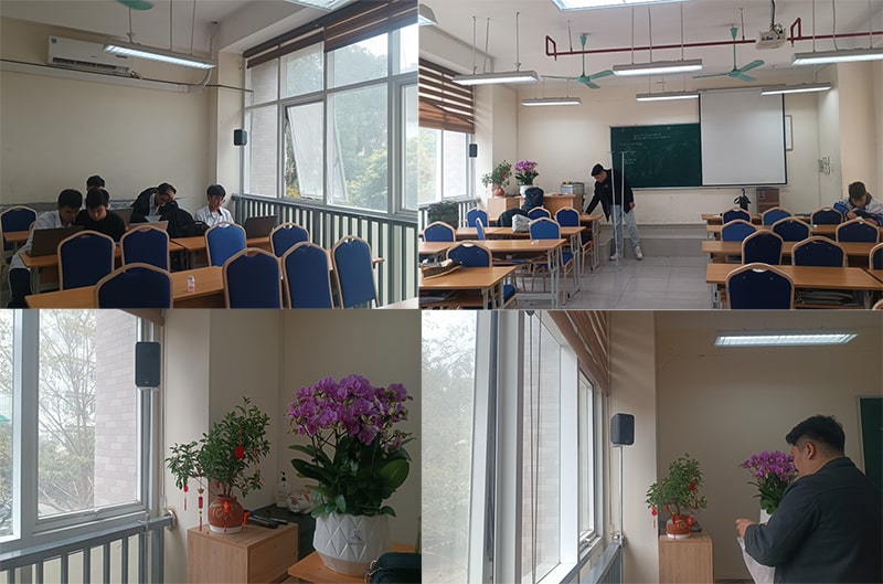 Lắp đặt hệ thống loa phòng học cho trường Phan Chu Trinh - Hà Nội