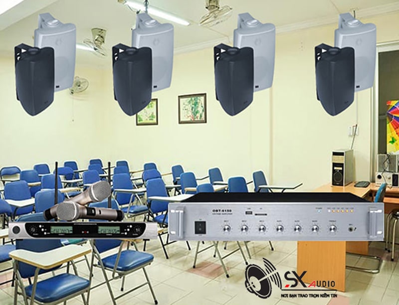 Bộ thiết bị âm thanh cho hệ thống loa phòng học chuyên nghiệp