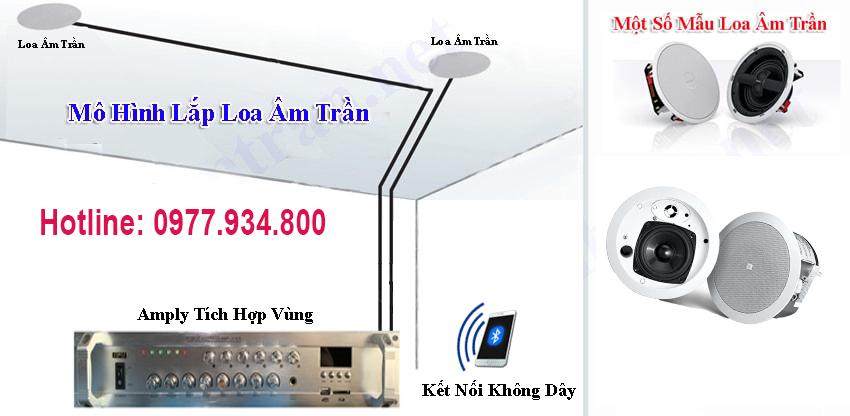 Cung cấp lắp đặt loa âm trần trọn gói tại Hà Nội