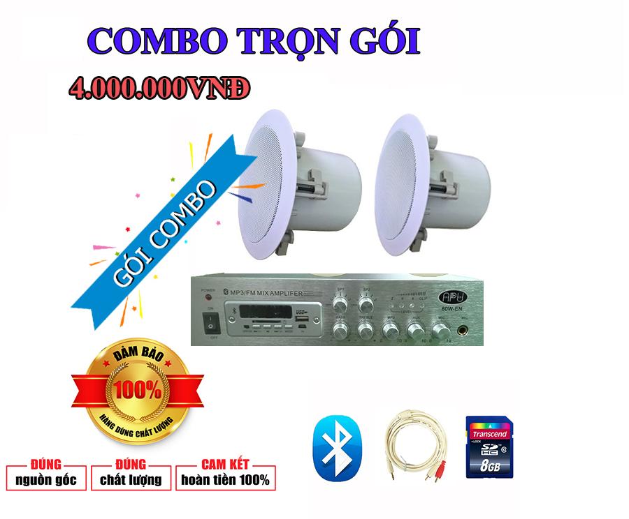 Combo loa âm trần nghe nhạc hay nhất hiện nay có giá rẻ chỉ 4.000.000 VNĐ