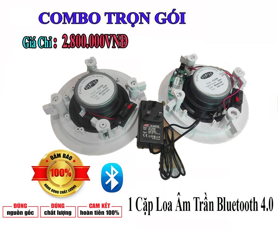 Combo loa âm trần kết nối bluetooth giá rẻ nhất hiện nay 2.800.000 VNĐ