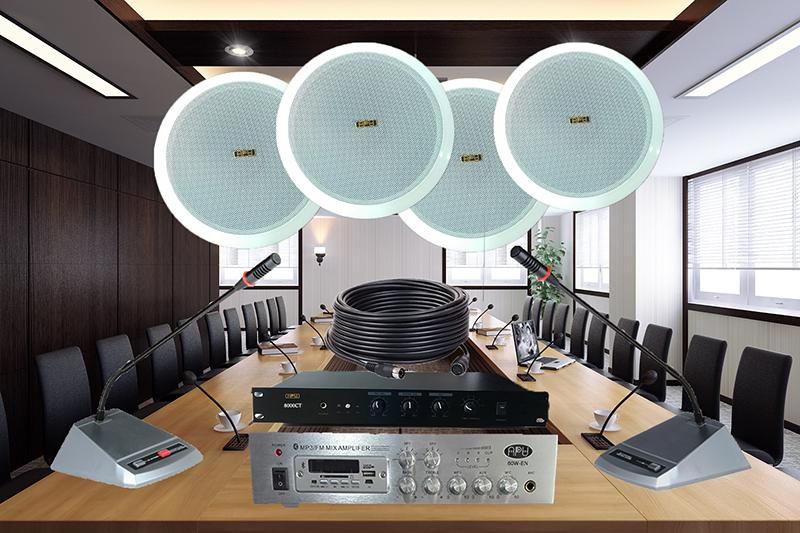 Hệ thống âm thanh phòng họp sử dụng loa âm trần