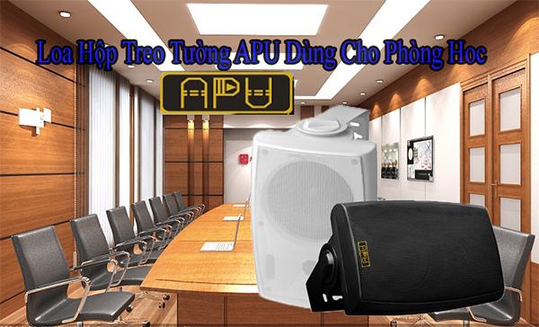 Loa hộp treo tường phòng học APU giá rẻ, chất lượng tiếng hay, lắp đặt thẩm mỹ nhất